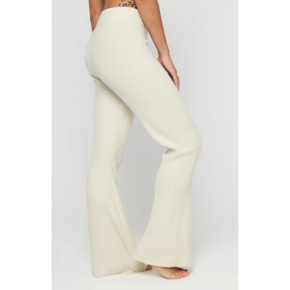 Spiritual Gangster Pants - NEW Spiritual Gangster Victoria Ribbed Pant Birch Small